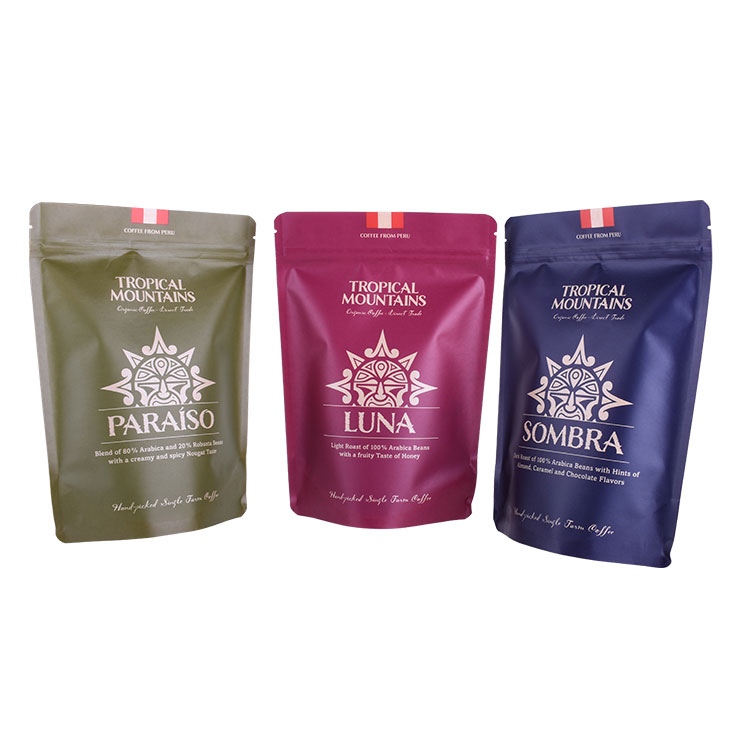 Bolsas de bolsa compostables con cremallera
