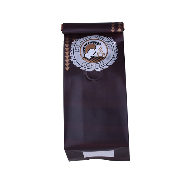 Bolsa de café de 340g con fuelle lateral con válvula Plástico