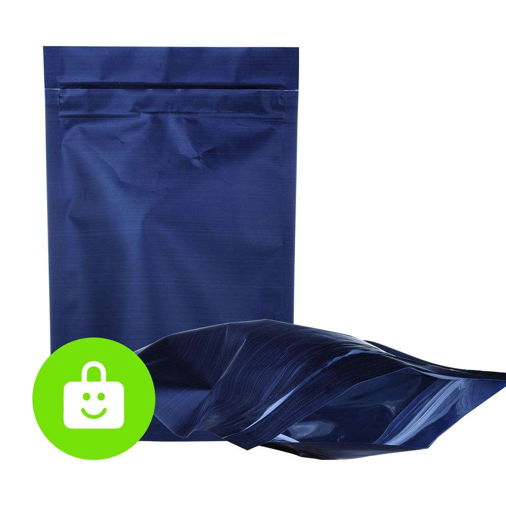 Los niños de tamaño personalizado negro mate de la hoja resistentes se levantan el bolso de Mylar para el cannabis