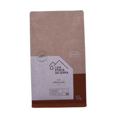 Paquetes de almohadas de café laminadas Ziplock para alimentos