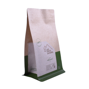 Impresión compensada personalizada empaquetado de bolsa de té compostable