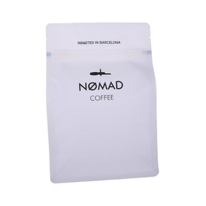 Bolsas de válvula de café con cremallera de grado de grado de comida
