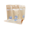 El 100% biodegradable abonable Doypack Kraft Paper / PLA Pet trata el bolso
