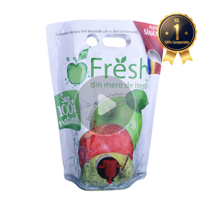 Bolsa derecha de alimentos reutilizables Bady compostables / biodegradables con empaquetado con boquilla