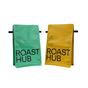 Tamaños de pie Bolsa de plástico Bolsas de 12 oz de bolsa de café Bolsa de café
