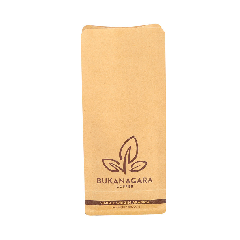 Fábrica de bolsas de fondo plano de café ecológico de degradable