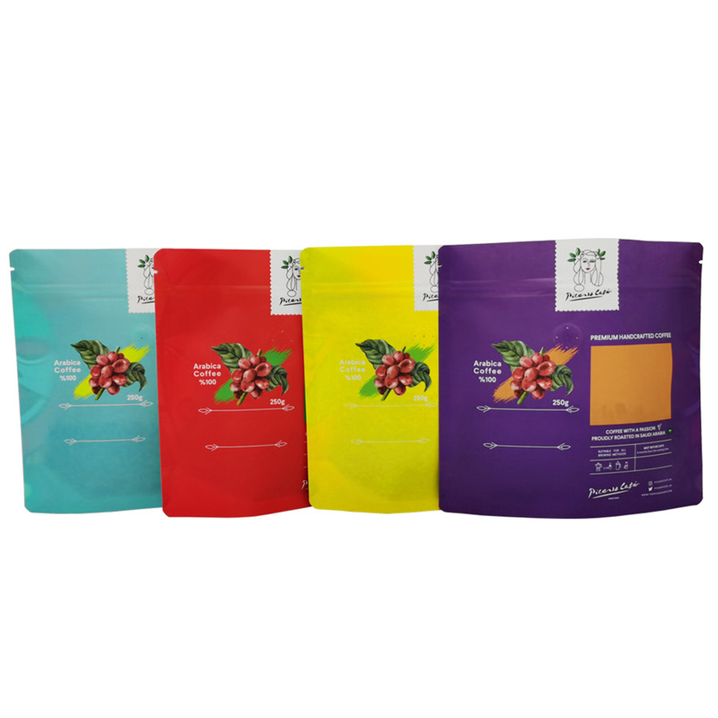 Bolsas de empaquetado con cierre de cremallera y bolsa de pie compostable