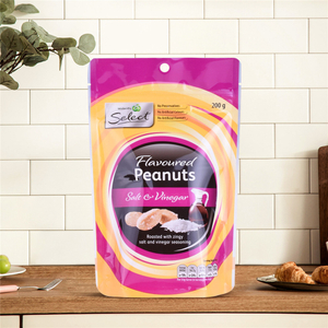Laminada Forrado Con Papel De Aluminio Bolsas De Embalaje De Bocadillos De Nueces Mixtas De Pie