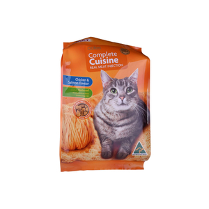 Envasado de alimentos para animales personalizados Bolsa de comida para gatos con cremallera