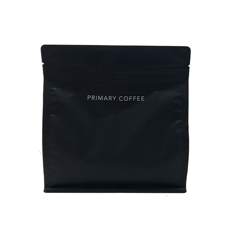 Bolsas 100% reciclables de encargo del grano de café de la parte inferior de la caja que empaquetan con el logotipo