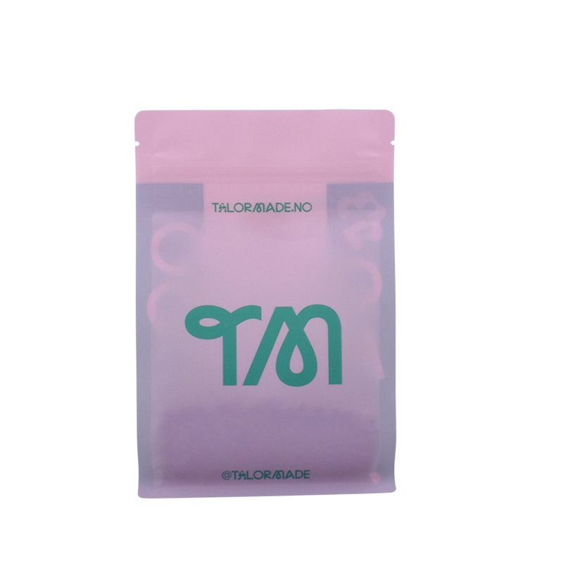 Bolso de café de fondo de fondo redondo con ziplock resellable