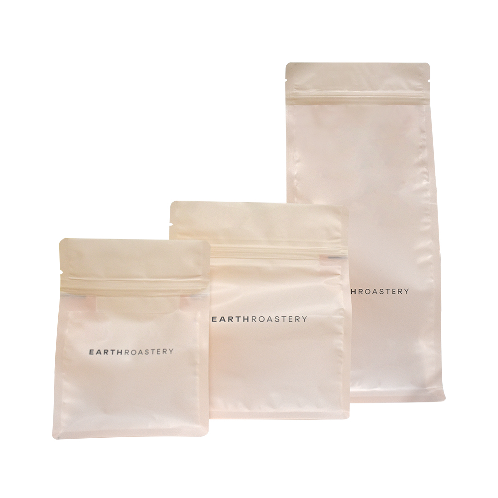 Biodegradable Gusset Bottomed Gusset 500G Bolsa de café
