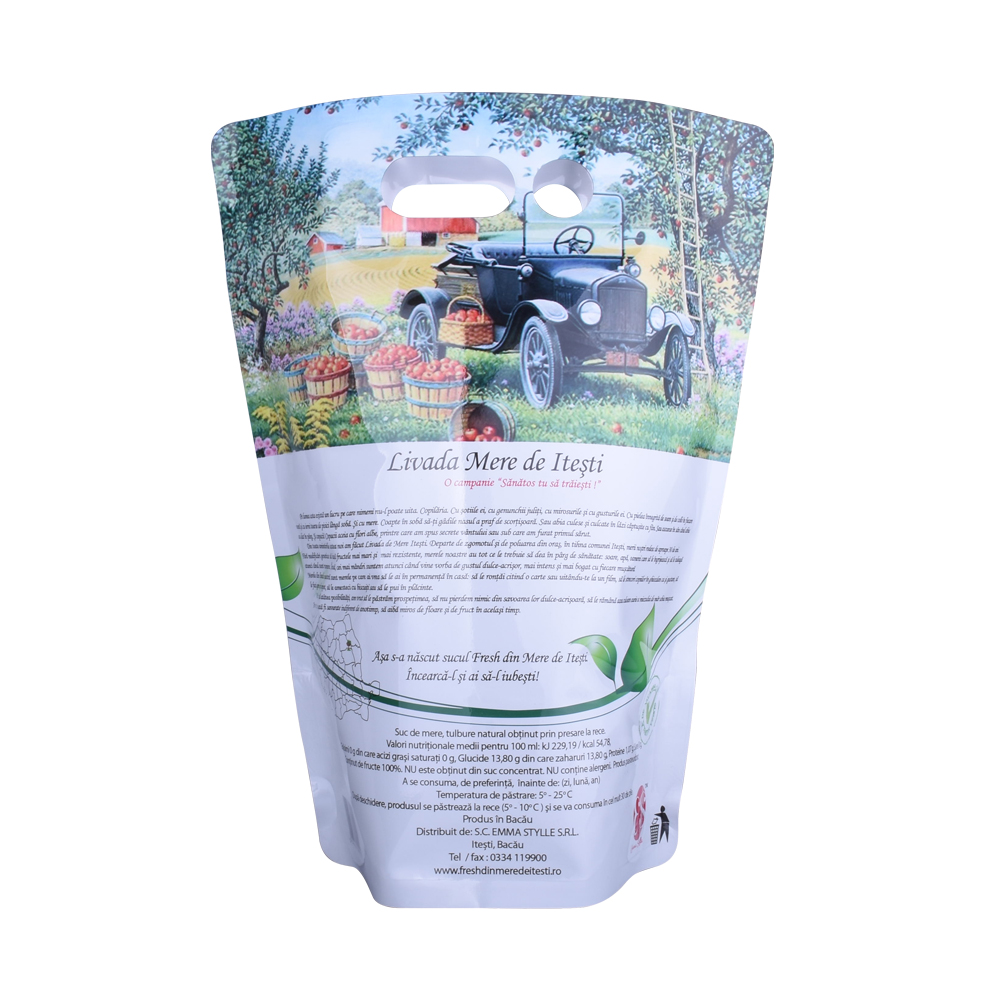 Bolsa de pie de comida reutilizable compostable/biodegradable con envases
