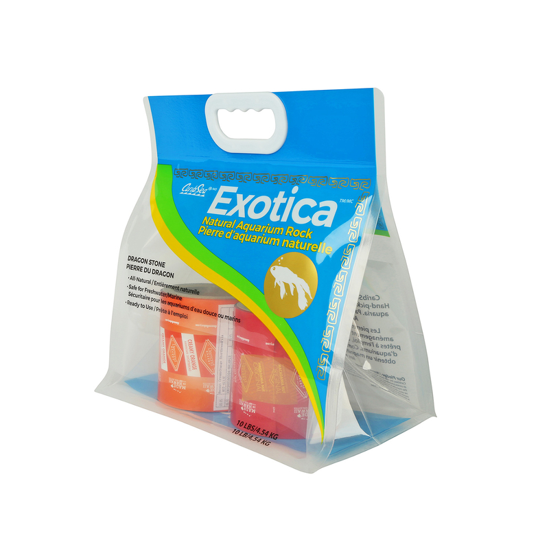 Bolsa de embalaje de alimentación de pesca con cremallera superior de papel de aluminio con cremallera deslizante