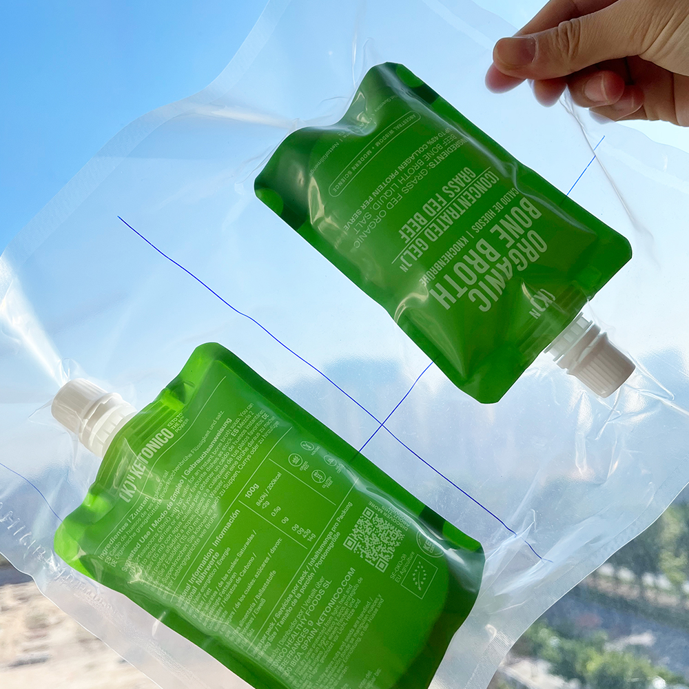 Bolsas de almacenamiento de sello de vacío biodegradable compostable 