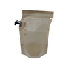 Bolsa de filtro de preparación de café y hojas de té reutilizable con pico
